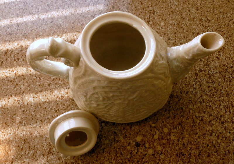 VintageSmallBisqueCeramicTeapotVictorian Woman Cameo Etsy