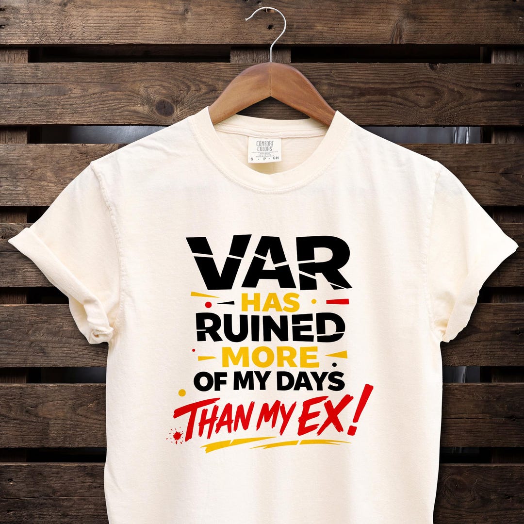 Funny VAR Shirt, Comfort Colors Football Tee, Sarcastic Sports T-shirt ...
