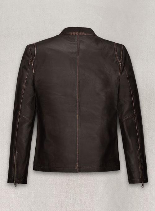 Mark Wahlberg Contraband Leather Jacket – Men's Black Real Leather ...