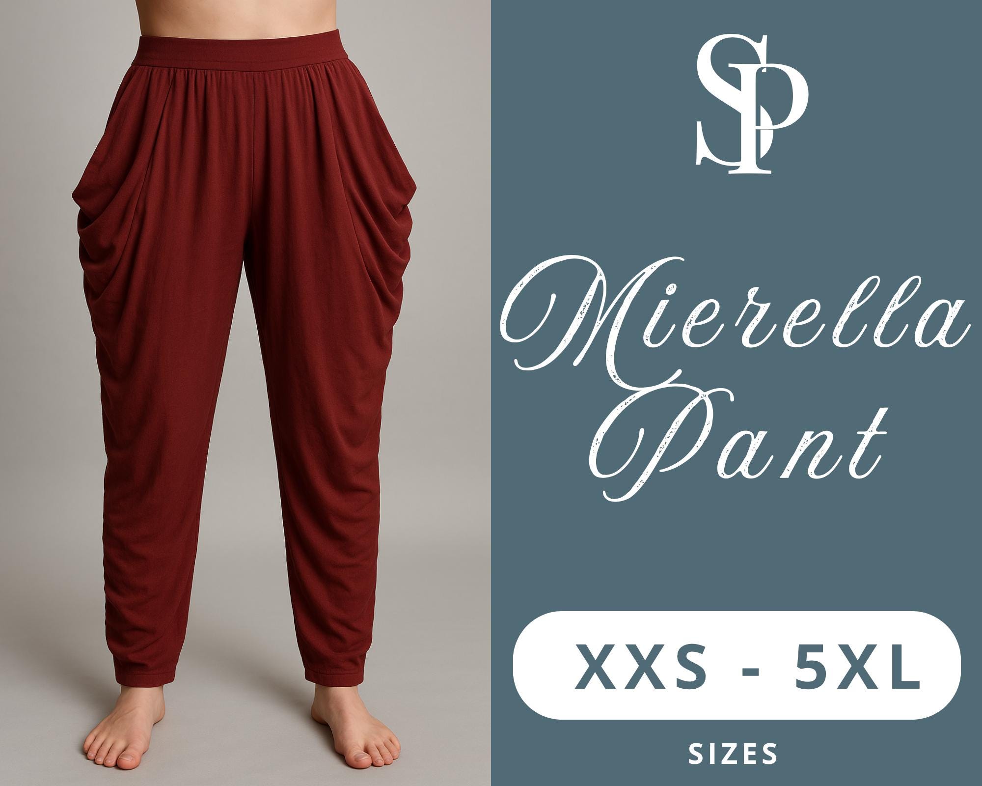 Gathered Waist Pants - Etsy