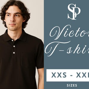 Men’s T-Shirt Sewing Pattern PDF | Classic Fit | Sizes S-XL | Printable Shirt Pattern | Easy Beginner Project | Instant Download