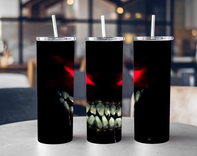 Featured listing image: 20 0z disturbed guy tumbler