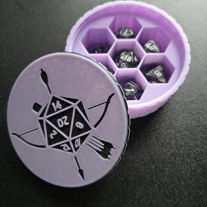 D&D Role-Playing Dice Case Box Customizable Color =D