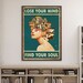 Mushroom Poster, Love Nature Print, Lose Your Mind Find Your Soul Vintage Poster, Adventure Poster, Camping Camper Vintage Poster YHIP10 