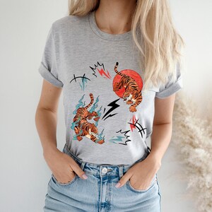 Fighting Tigers T-shirt, Year of the Tiger T-Shirt, Unisex Softstyle T-Shirt