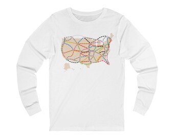 Ticket to Ride Unisex Jersey Long Sleeve Tee