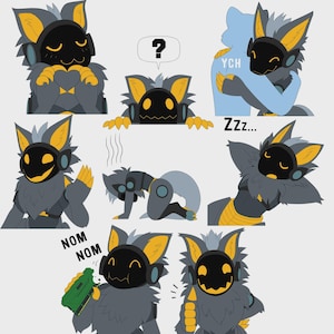 Protogeen 8 st. Telegram-stickerpakket YCH