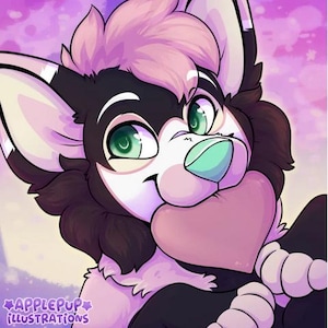 Valentines Canine Icon YCH
