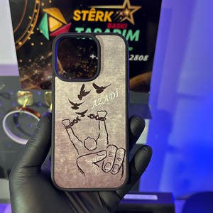 Telefoonhoesje met vlag van Koerdistan (voor iPhones)