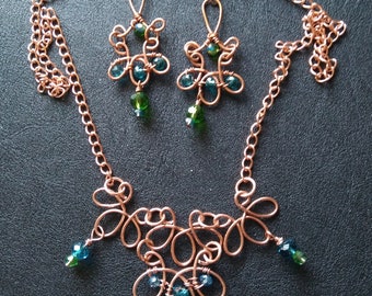 Copper wire shop necklace designs