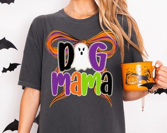 Dog Mama Halloween PNG, Spooky Coquette Dog Mom PNG, Ghost Dog Mom PNG, Halloween Dog Lover Png, Fall Dog Mama Png, Preppy Dog Mom Png