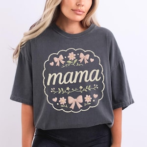 Faux Embroidery Mom PNG, Faux Embroidery Mama, Mama Faux PNG, Faux Embroidery Floral Mama PNG, Mothers Day Png, Mama Coquette Png, Mom Life