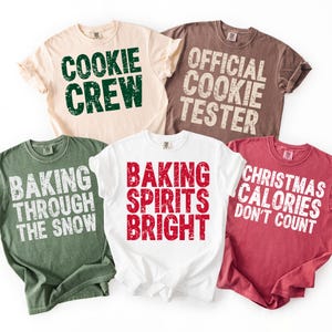 Christmas Baking PNG Bundle, Cookie Crew PNG, Baking Spirits Bright, Official Cookie Tester, Baking Through the Snow, Holiday Kitchen