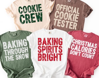 Christmas Baking PNG Bundle, Cookie Crew PNG, Baking Spirits Bright, Official Cookie Tester, Baking Through the Snow, Holiday Kitchen