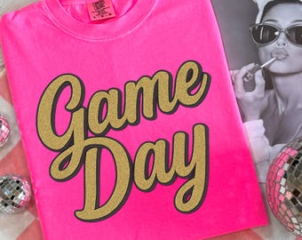 Gameday PNG, Retro Football PNG, Football Mom PNG, Football Shirt Png, Checkered Star Football Shirt Sublimation, Game Day Digital Download