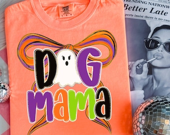 Dog Mama Halloween PNG, Spooky Coquette Dog Mom PNG, Ghost Dog Mom PNG, Halloween Dog Lover Png, Fall Dog Mama Png, Preppy Dog Mom Png