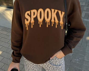 Spitze Spooky PNG, Kokette Halloween-Shirt Png, Retro Spooky Png, Halloween Png, Spooky Png, Halloween Girly Png, Herbst Png, Sublimation Png