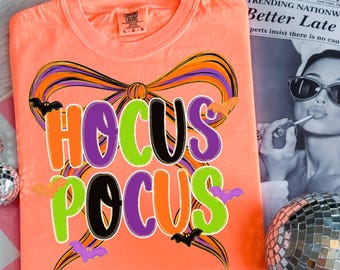 Hokus Pokus PNG, Gruselige Kokette PNG, Geist PNG, Halloween Png, Herbst Png, Preppy Png, Halloween Schleife, Faux Glitter Png, Pinselstrich Png