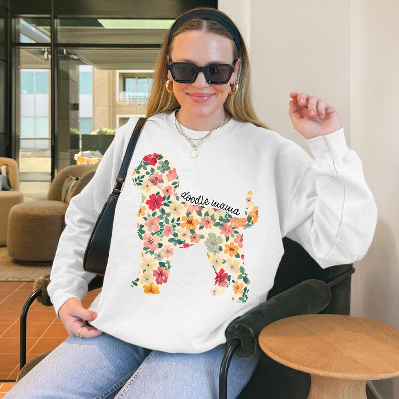 Doodle Mama PNG, Goldendoodle Mom Floral Sublimation Design, Dog Mom ...