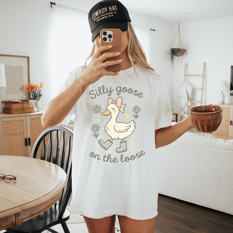 Spring Goose Slouchy Set