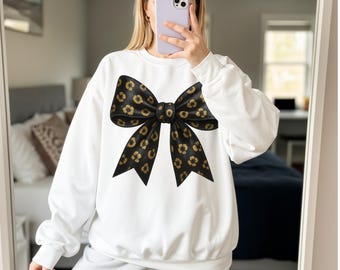 Coquette Black Gold Bow PNG, Floral Bow Shirt PNG, Coquette Aesthetic PNG, Trendy Coquette Bow Sublimation Png, Preppy Bow Png