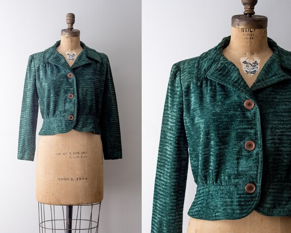 dark green corduroy jacket