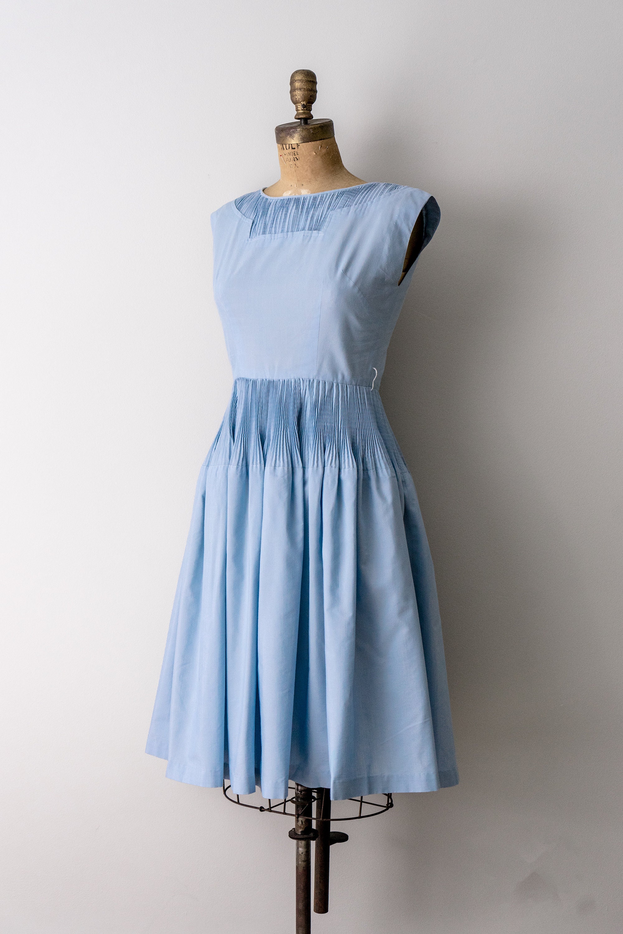 1950's Light Blue Dress. 50's Full Party Dress. | Etsy