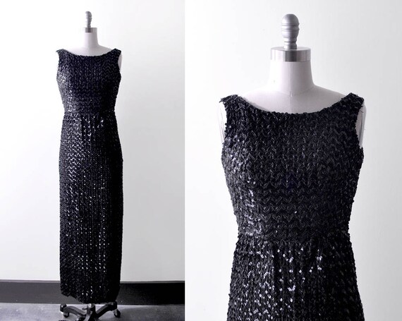 50s sequin dress