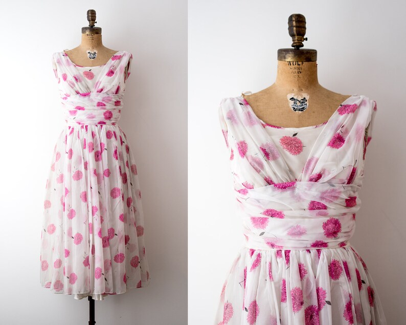 50s floral dress