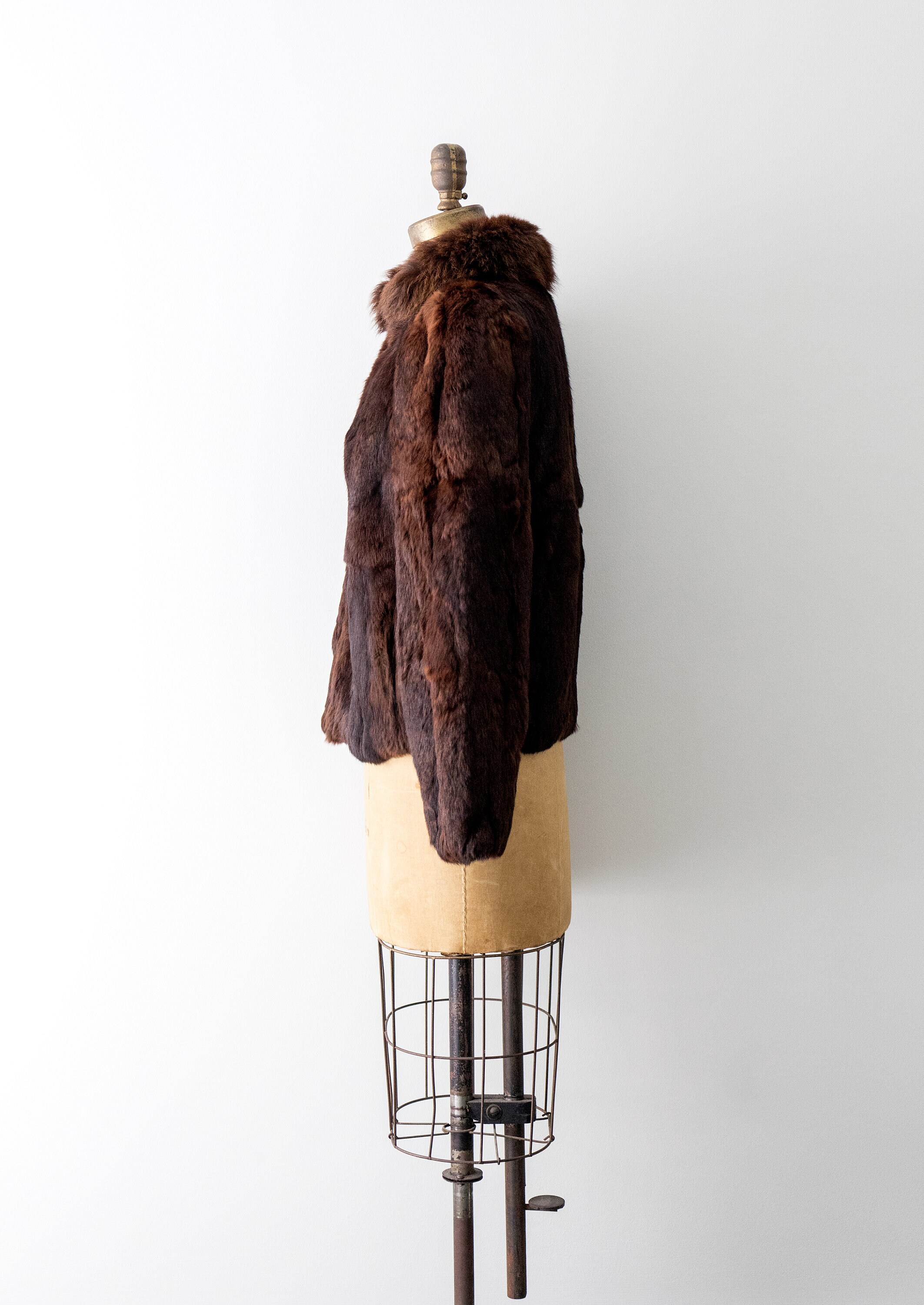 Vintage Dark Bunny Ears Coat