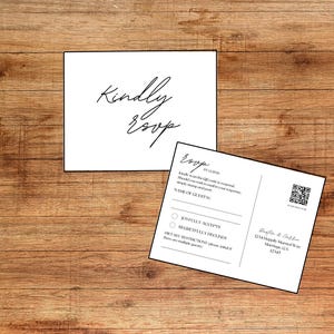 QR-Code Antwort Postkarte Digitaler Download