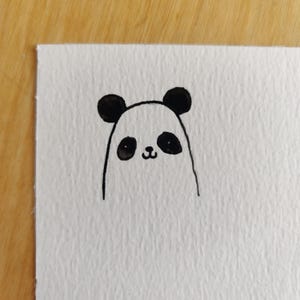 cartão do panda