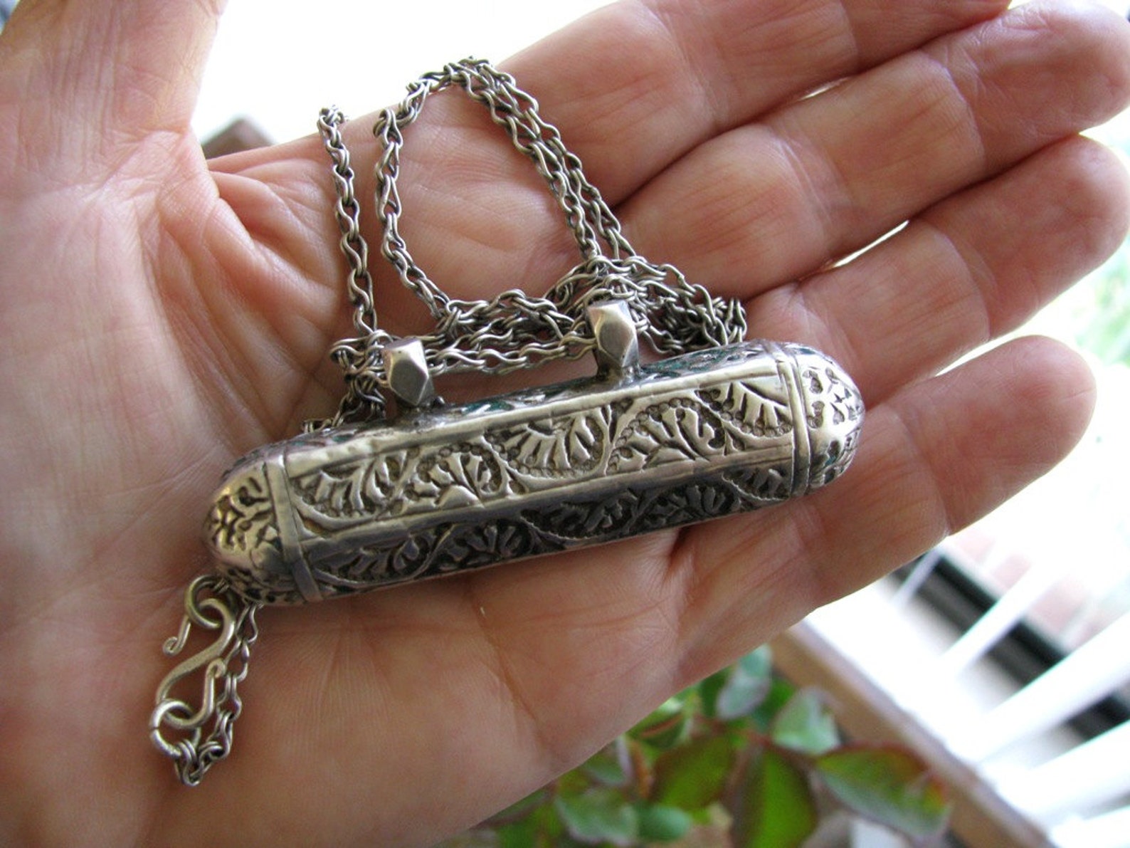 Antique Islamic Prayer Box Central Asia Silver Talisman Etsy