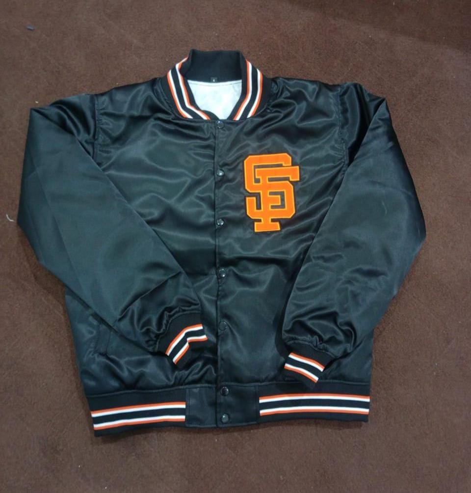 SAN FRANCISCO GIANTS Starter Half Zip Pullover Jacket BLACK