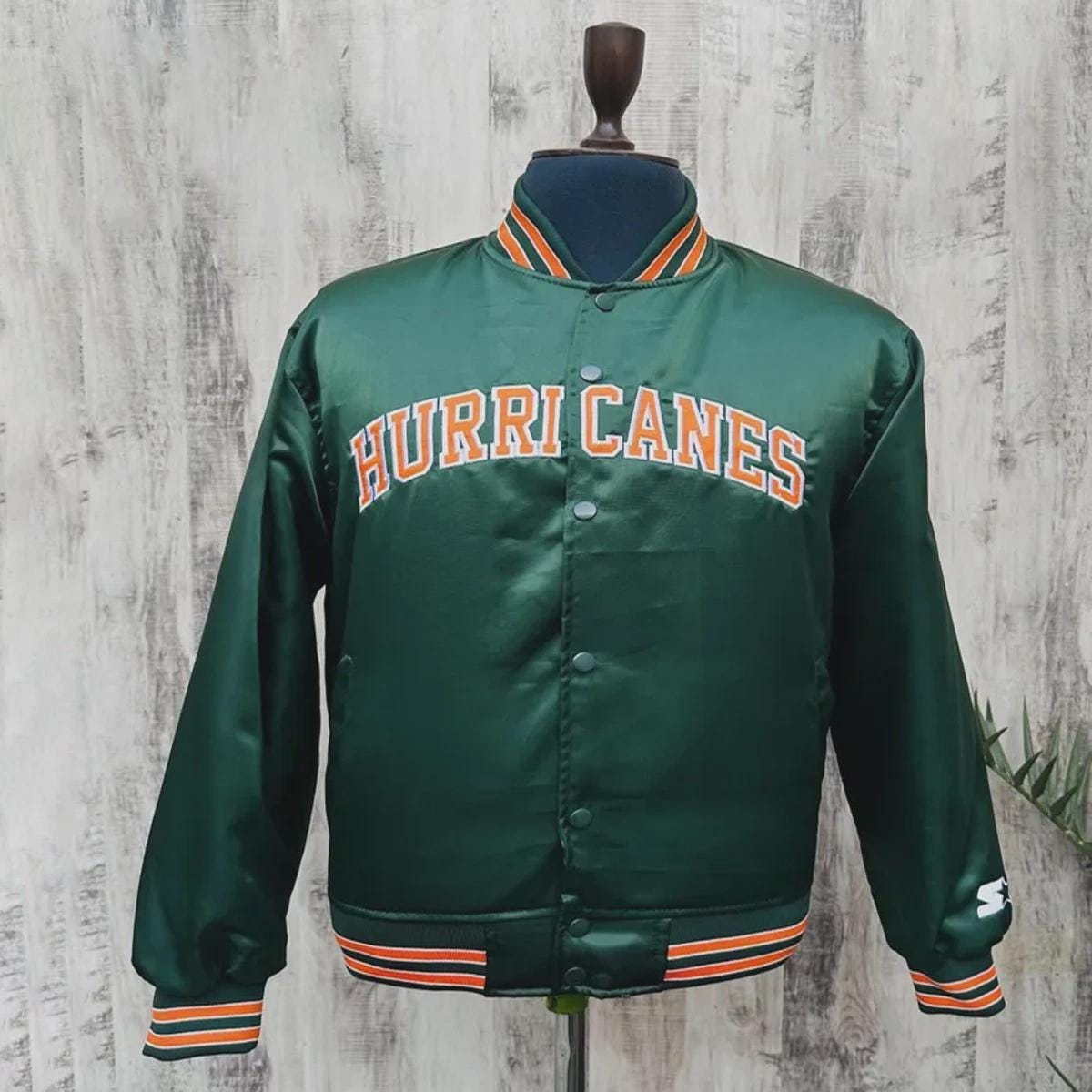 Chapeau Vintage Miami Hurricanes Apex One - Années 90 - Vert/Blanc/Orange