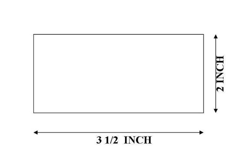 Chalkboard Stickers Large Rectangle Etsy