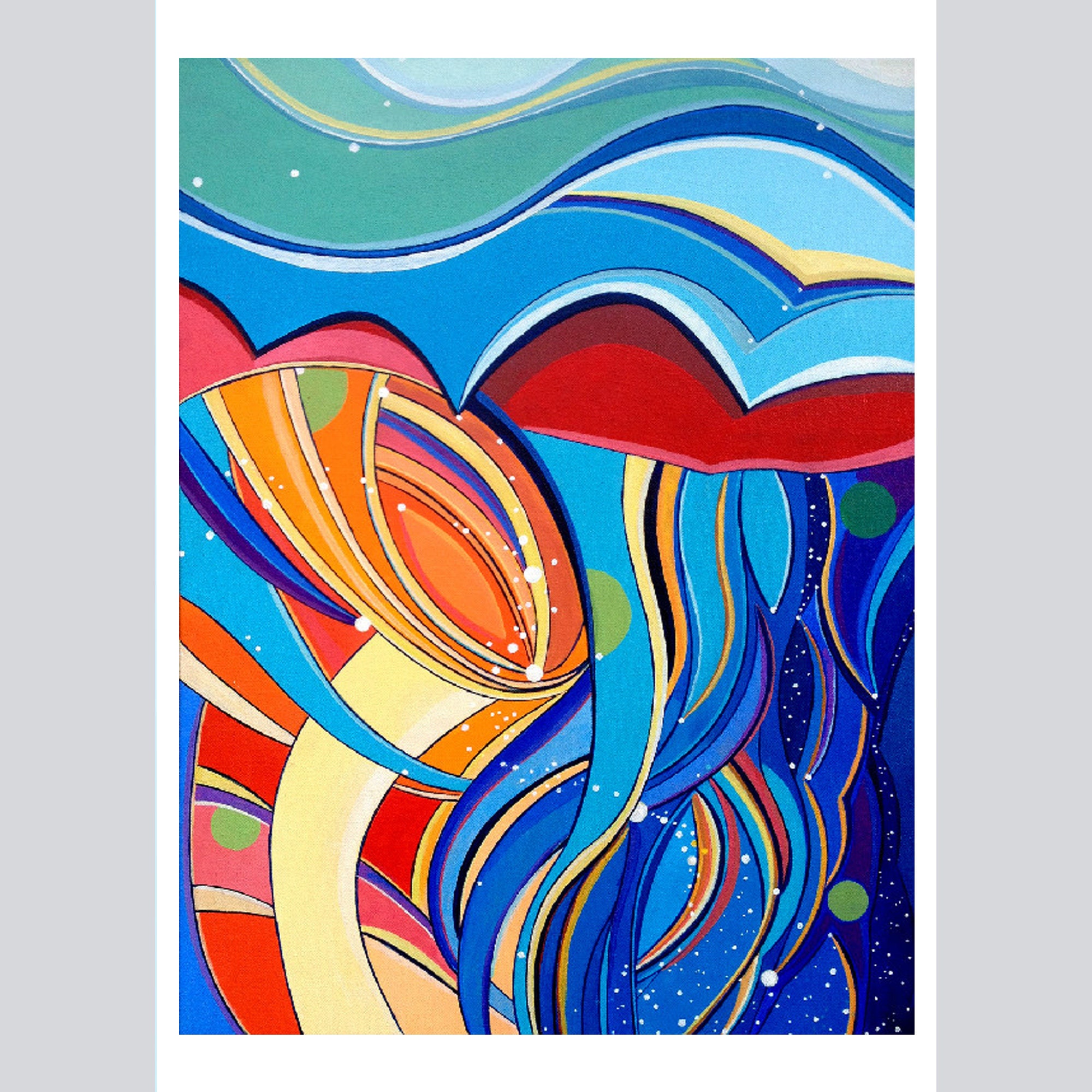 10 pack Index Card Abstract Art Art & Collectibles Painting