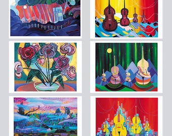 Original Art Cards - Pick Your Pack - Paintings by Jessie Meehan