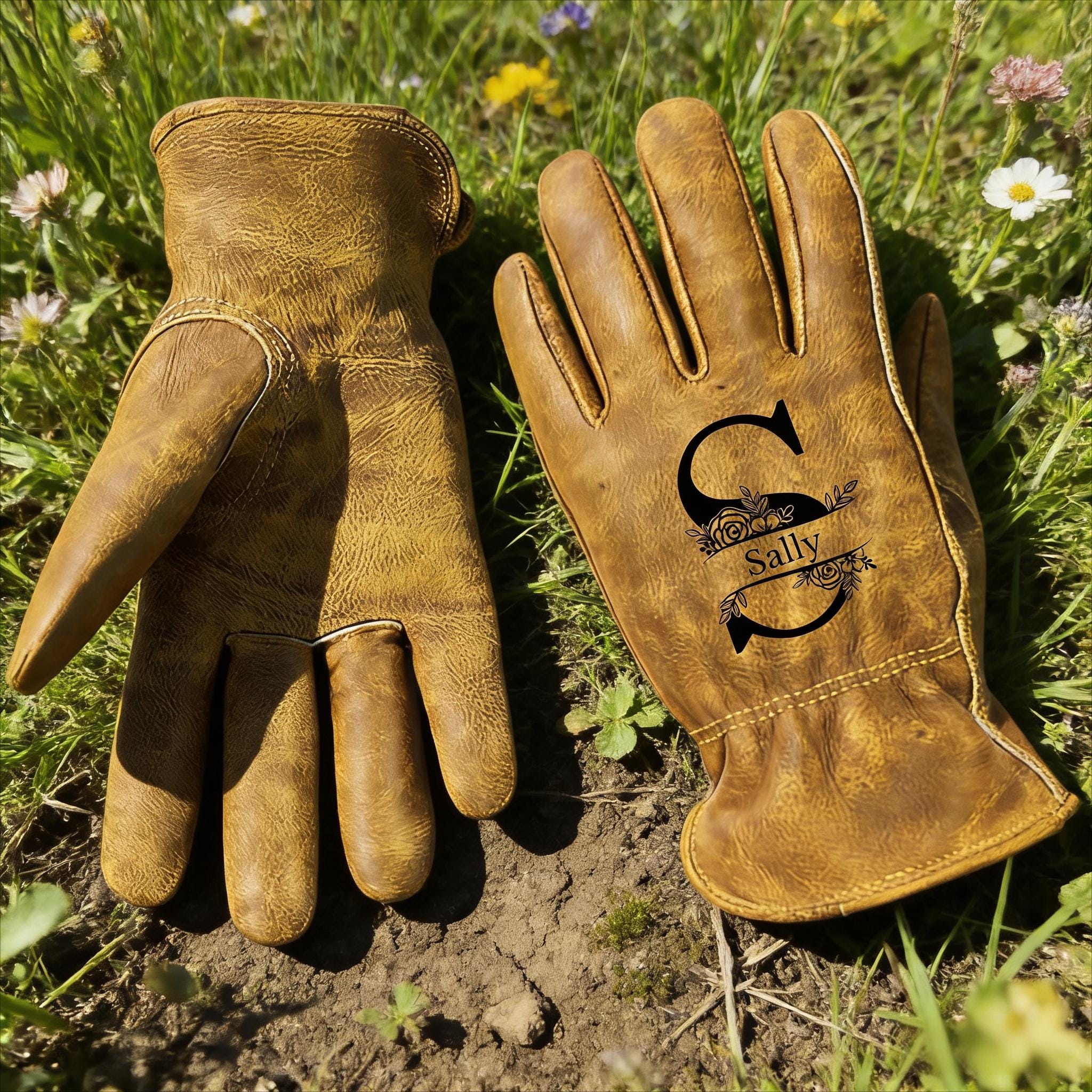 Vintage Leather Gloves - Etsy