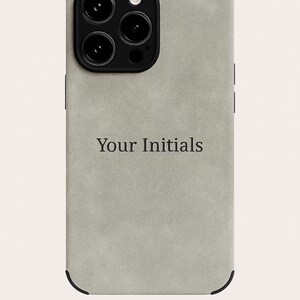 iPhone 16+ ケース ブラック＆グレー | マットレザー仕上げ | 耐衝撃保護カバー | ミニマルなデザイン | ワイヤレス充電対応