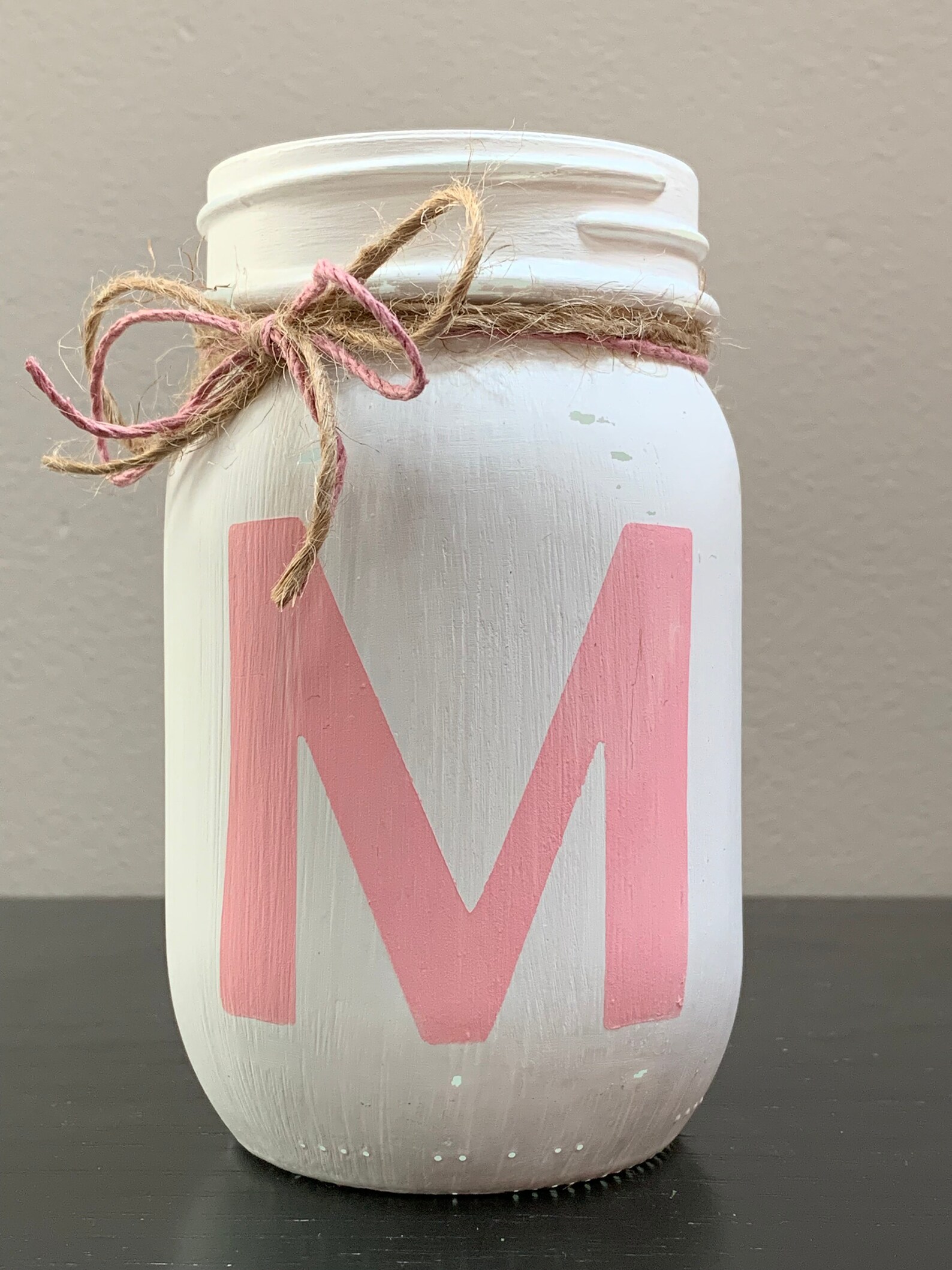 MOM Mason Jars Rustic Mason Jars Set Of 3 Mason Jars Etsy