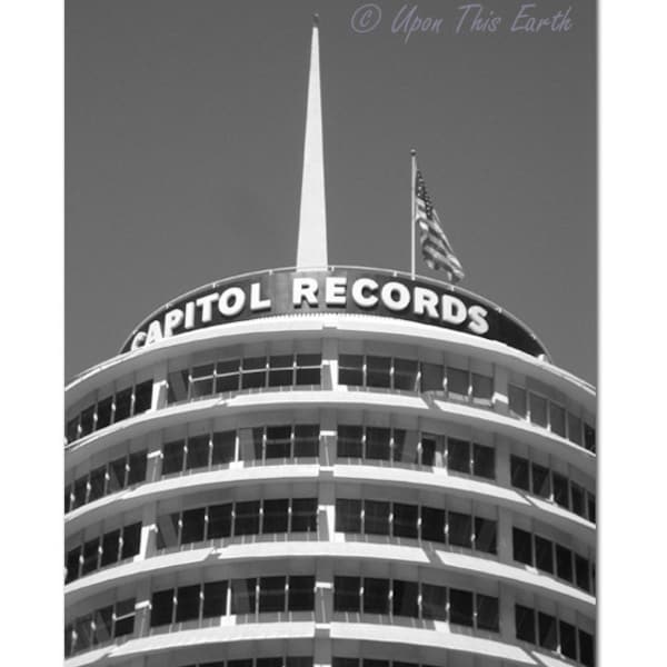 Capitol Records Building Tower, Hollywood - 8.5" x 11" Fine Art Photograph