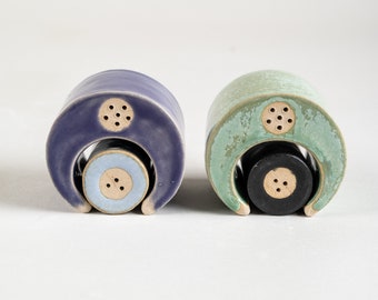 Ceramic salt and pepper shaker