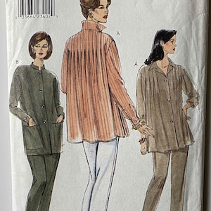 Easy Misses&#39; Tunic & Pants, Vogue 9460 Sewing Pattern UNCUT Available in Size 12 OR Size 14 ***Please Read Full Description***