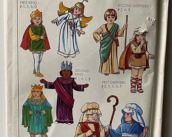 Misses' Men's Nativity Costumes Joseph, Mary, Shepherds, Kings, Angel, Christmas, Simplicity Sewing 8930 Pattern UNCUT Adults Sz Large 42-44