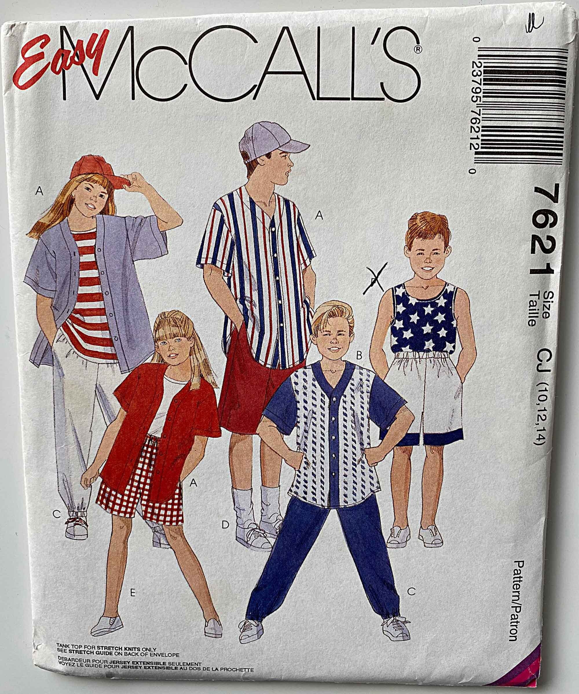 Vintage 90's Unisex, Boy's Girls' Shirt, Tank Top Pants