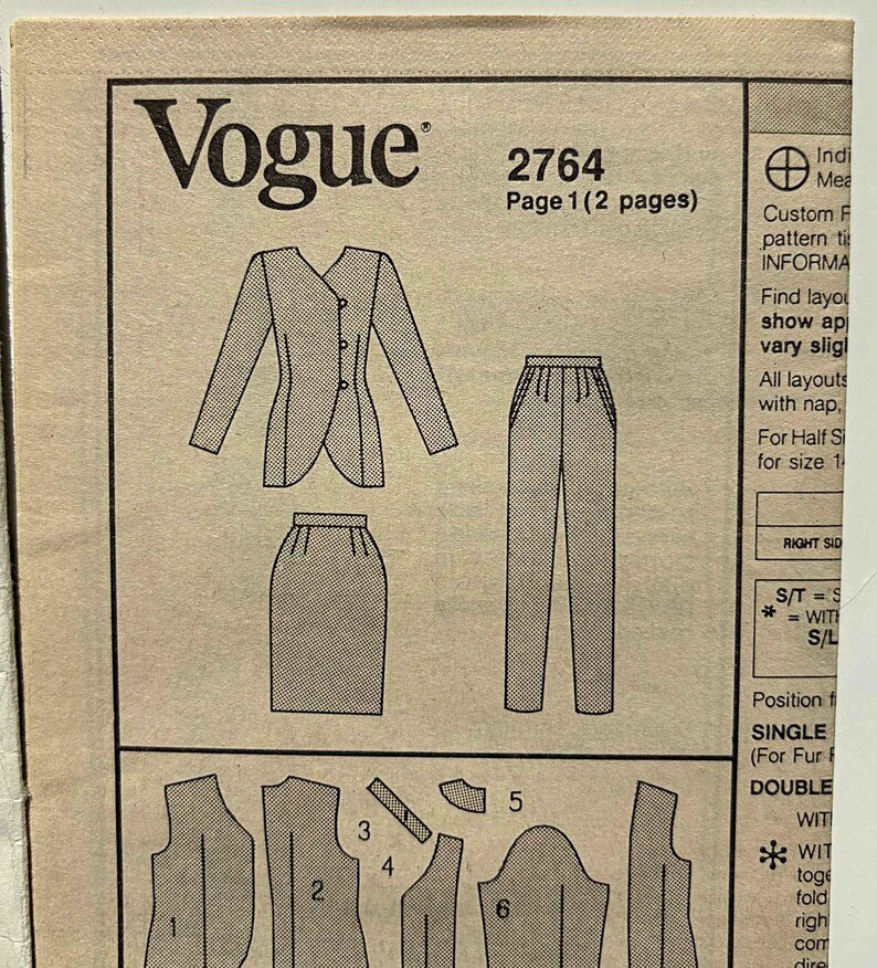 Vintage 90's Designer Anne Klein Misses' Jacket, Dress, Skirt, Pants ...