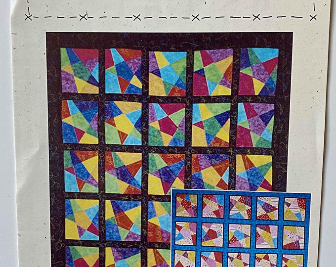 RARE the Pointless Wonder Star Quilt Pattern QC111 UNCUT by Quilt ...