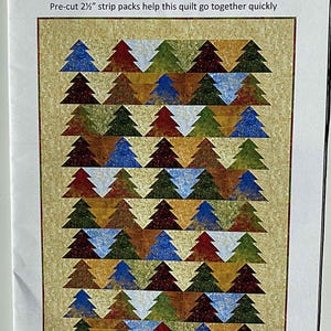 Oh Christmas Tree! Quilt Pattern #PC-119 by Patti Carey UNCUT Wall, Lap and Queen Sizes, Pieced Patchwork, Holiday