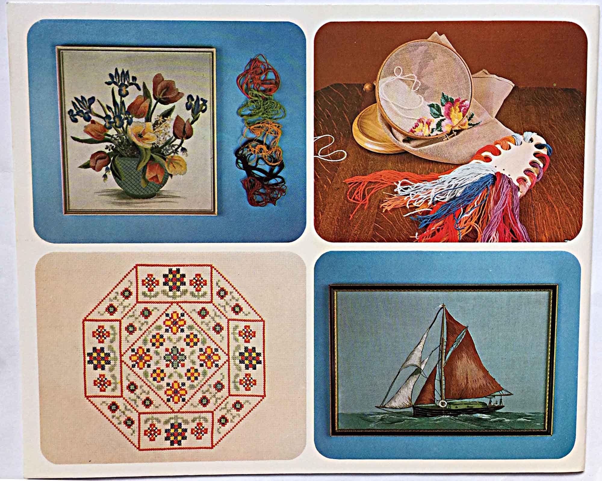 Vintage 1976 Embroidery Book 2 Creative Patterns Etsy